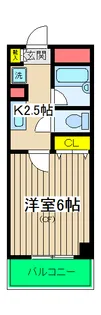 ハイツシャム【2階】の間取り