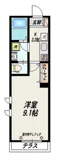 MAISON三房【1階】の間取り