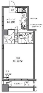 HF八丁堀レジデンスII【11階】の間取り