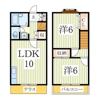 シティハウスαBの間取り