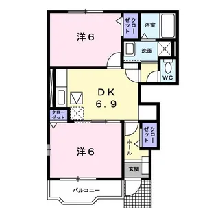 プロムナード A【1階】の間取り