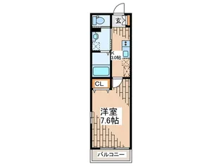 アーバンクレスト錦町【1階】の間取り