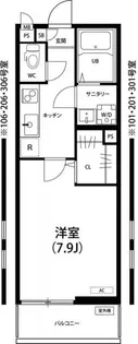 リブリ・ハナミズキ大船【2階】の間取り