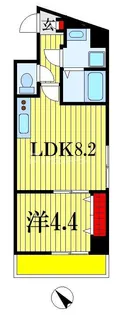 ヒルズ要町【6階】の間取り