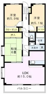 パークコート【4階】の間取り