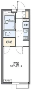 レオパレスブルーシャイン【2階】の間取り