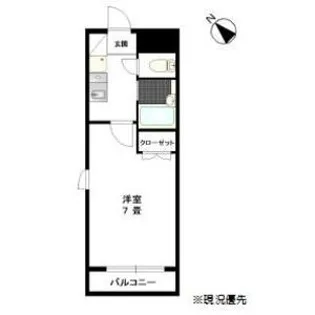 ロッキー杁ヶ池B【1階】の間取り