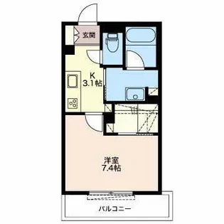 マストテラス一宮本町【1階】の間取り