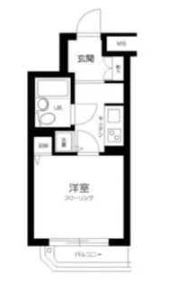 コスモ千早町【2階】の間取り