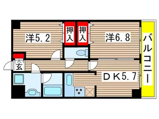グランヴィラファミリエ【4階】の間取り