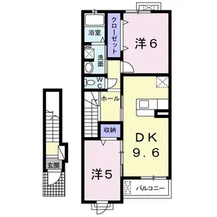 ラ フェーリア【2階】の間取り