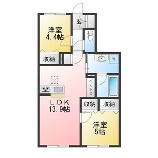 Gurander Sophia II【1階】の間取り