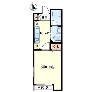 コモドヴィラ【2階】の間取り