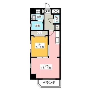 グレイスコート・A【2階】の間取り