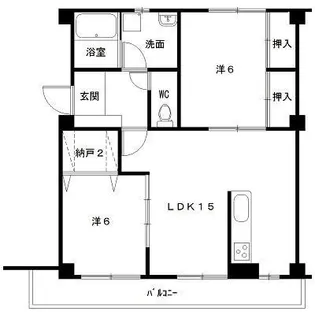 フェリオ【3階】の間取り