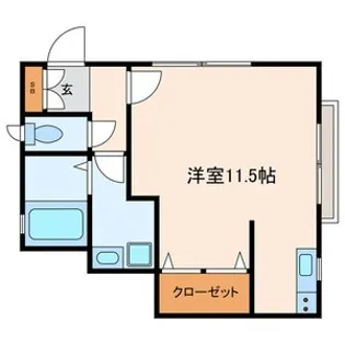 イーストビレッジ【2階】の間取り