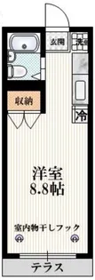 シャンティ上落合【1階】の間取り