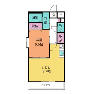 PORTA豊山【1階】の間取り