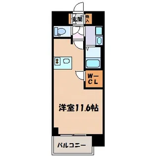 プレサンスTHE栄【9階】の間取り