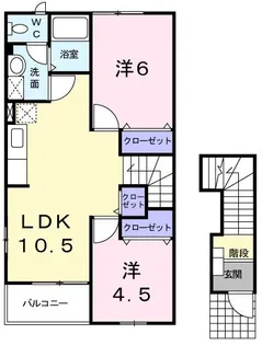 ファーチャ・イターナル【2階】の間取り