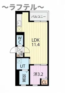 Jack unokiV【3階】の間取り