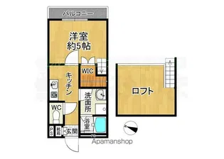 アドバンM【2階】の間取り