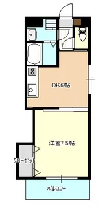 ピュアベルデ医大南【3階】の間取り