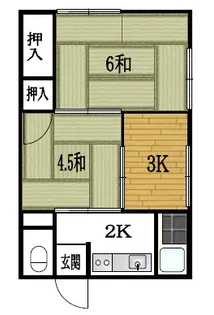 長崎県長崎市田上4【アパート】の間取り