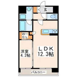 Change.BLD Chikami【7階】の間取り