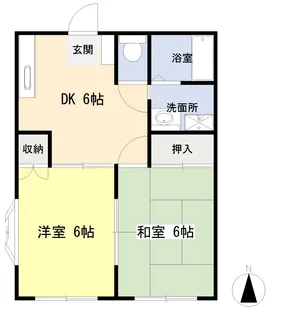 アメニティハイム【1階】の間取り