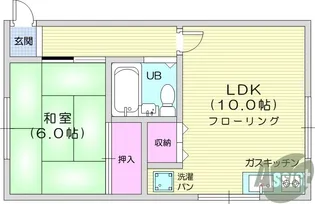 ファミール清水沼【2階】の間取り