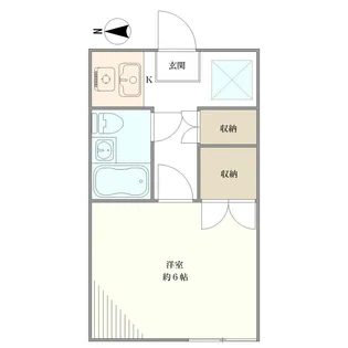 青木ハイツ【1階】の間取り
