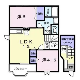 フローレンス御幸【2階】の間取り