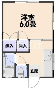 たけハイツ【1階】の間取り