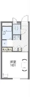 レオパレスサンセール【1階】の間取り