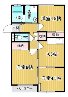 塚原マンションA【3階】の間取り