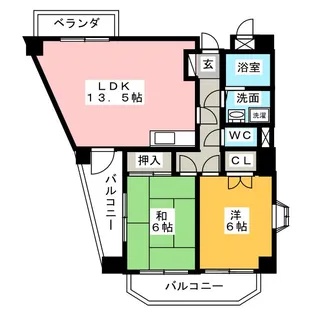 Fix Sun Age 名東【5階】の間取り