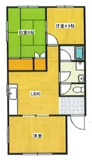MHハイム津高 A【2階】の間取り