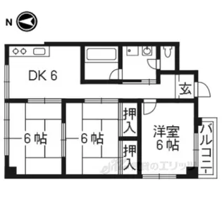 桃山ホームプラザ【3階】の間取り