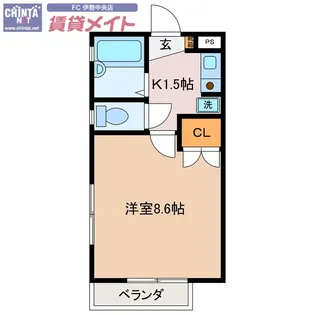 ハイブリッジ桜木【2階】の間取り