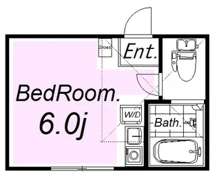 ユナイトステージモーリスの杜【2階】の間取り