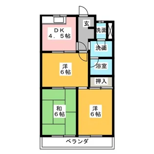 クオリティパレス【2階】の間取り