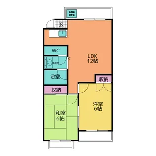 早美マンション【3階】の間取り