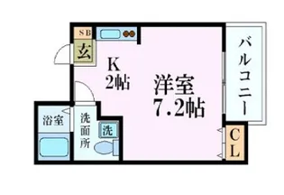 ベルアージュ【1階】の間取り