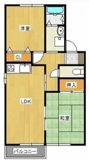メゾン欅【1階】の間取り