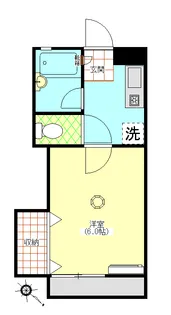 あさひハイツ【2階】の間取り