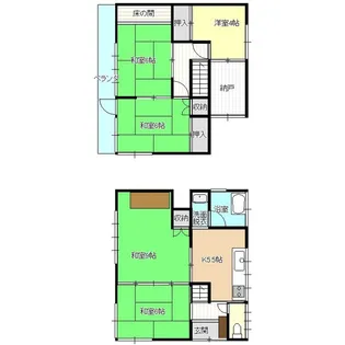 岩手県盛岡市青山2【一戸建】の間取り