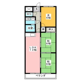 マンション東柴第1【1階】の間取り