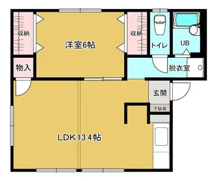 グランドハイツ伊藤【1階】の間取り