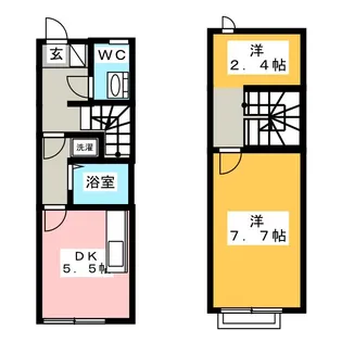 群馬県高崎市下之城町【一戸建】の間取り